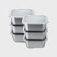 6 Pcs Stainless Steel Food Storage
