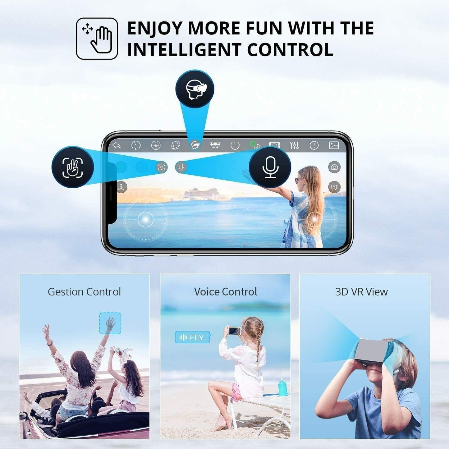 Foldable Quadcopter Camera Drone