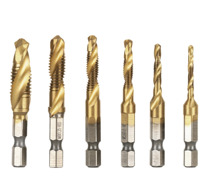 Drill Bit Titanium Plated 6.35 Handle