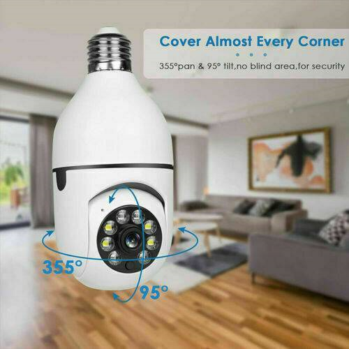 IR E27 Light Bulb Camera 1080P HD