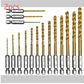 Drill Bit Titanium Plated 6.35 Handle
