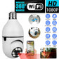 IR E27 Light Bulb Camera 1080P HD