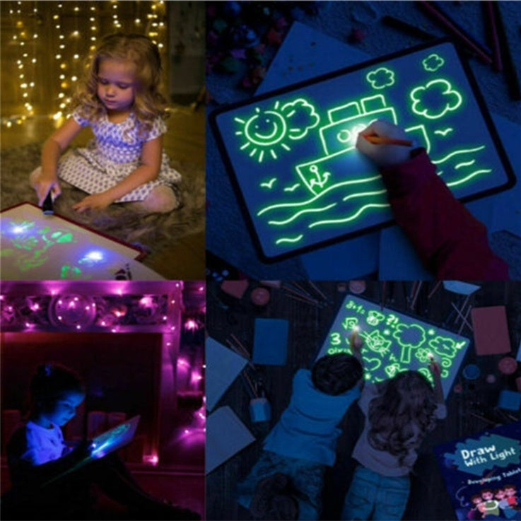 3D Magic 8 Light Effects Puzzle Board Sketchpad