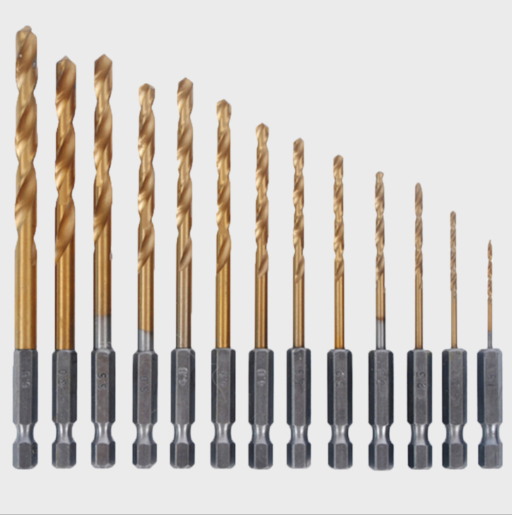 Drill Bit Titanium Plated 6.35 Handle