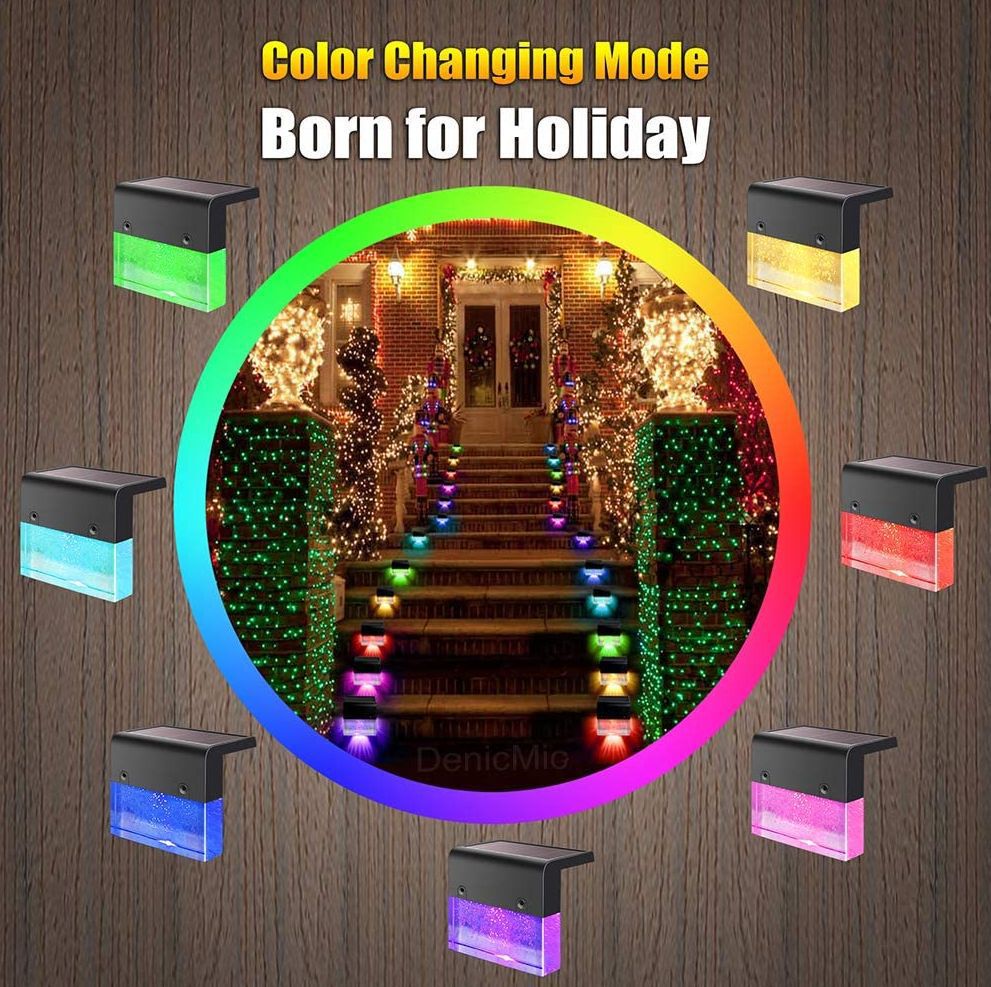 Waterproof New RGB LED Solar Light