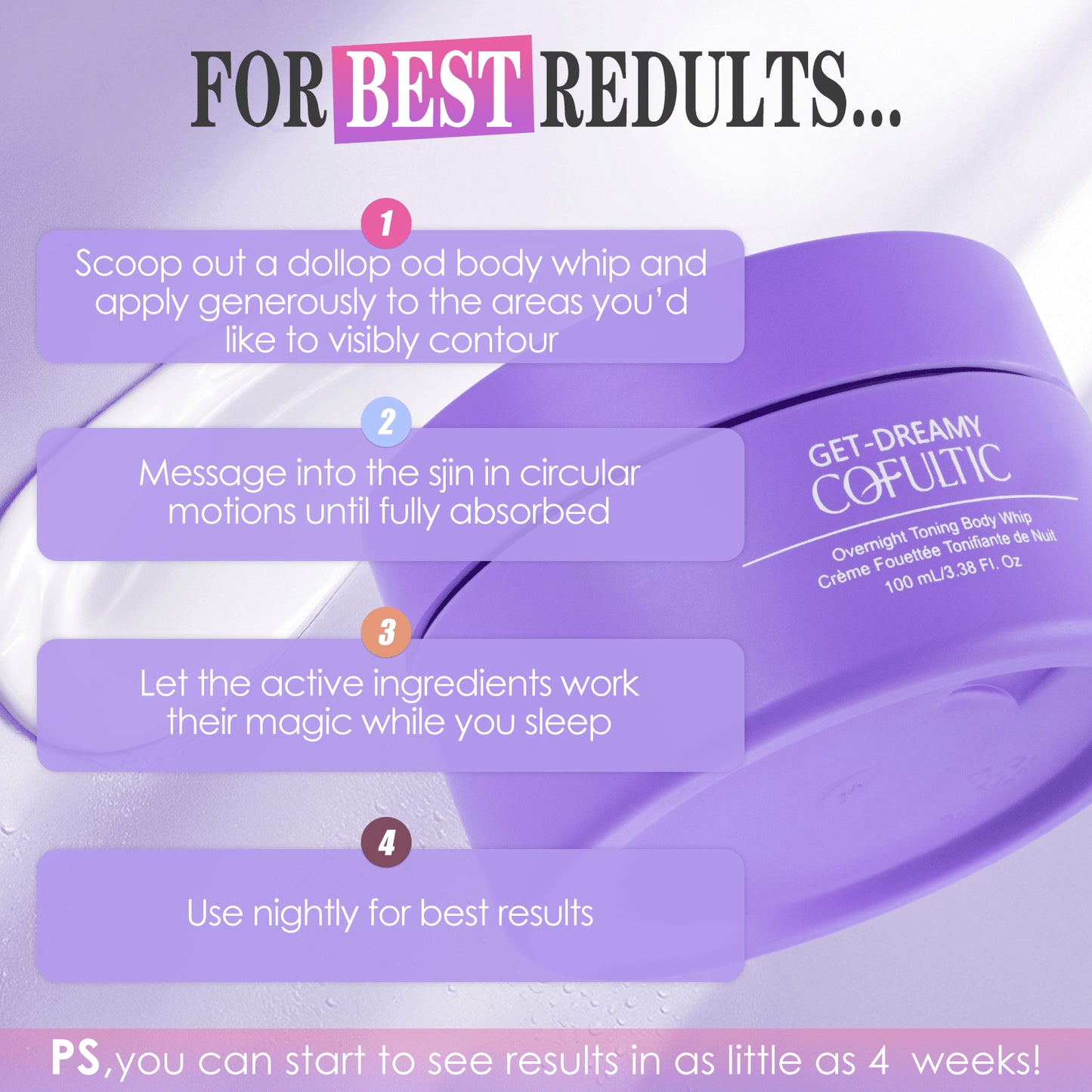 Tightening Cream Flat Wrinkles