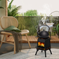 Black Detachable Piece Portable Camping Stove