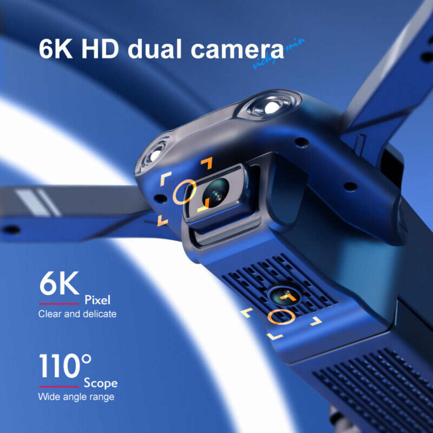 Foldable Quadcopter Camera Drone