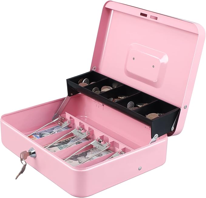 Cash Box with Money Tray