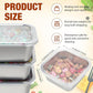 6 Pcs Stainless Steel Food Storage
