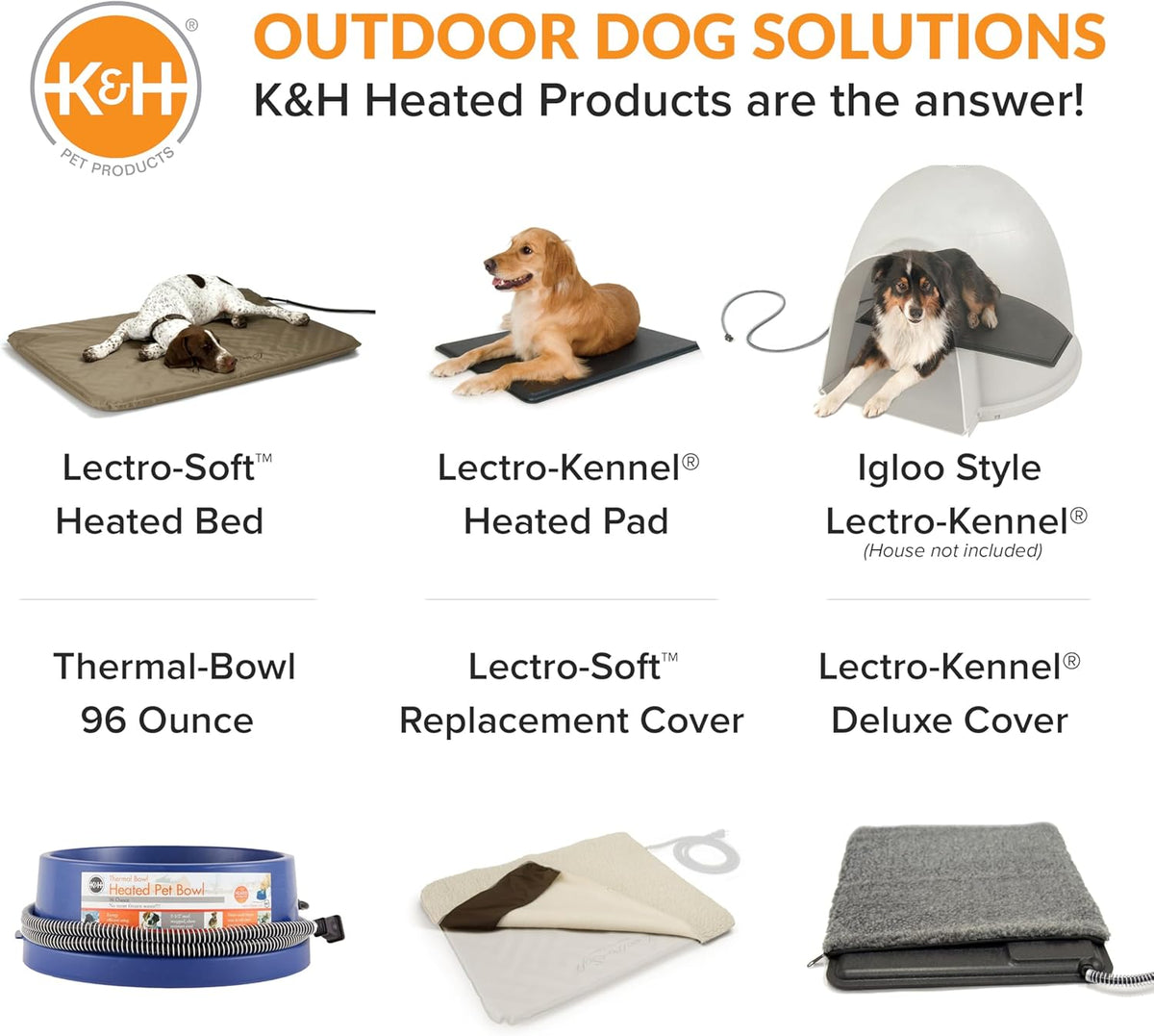 Thermal-Bowl Heated Water Bowl for Cats & Dogs