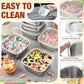 6 Pcs Stainless Steel Food Storage