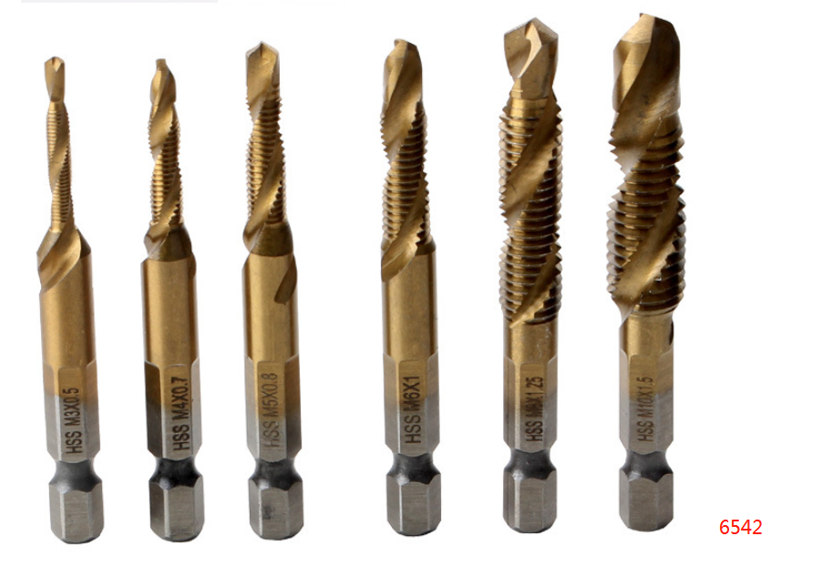 Drill Bit Titanium Plated 6.35 Handle