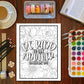 Bible Verse Coloring Book for Girls
