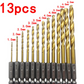 Drill Bit Titanium Plated 6.35 Handle