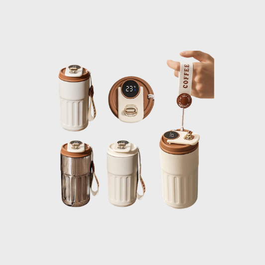 Smart Digital Thermal Bottle Portable Coffee Mug