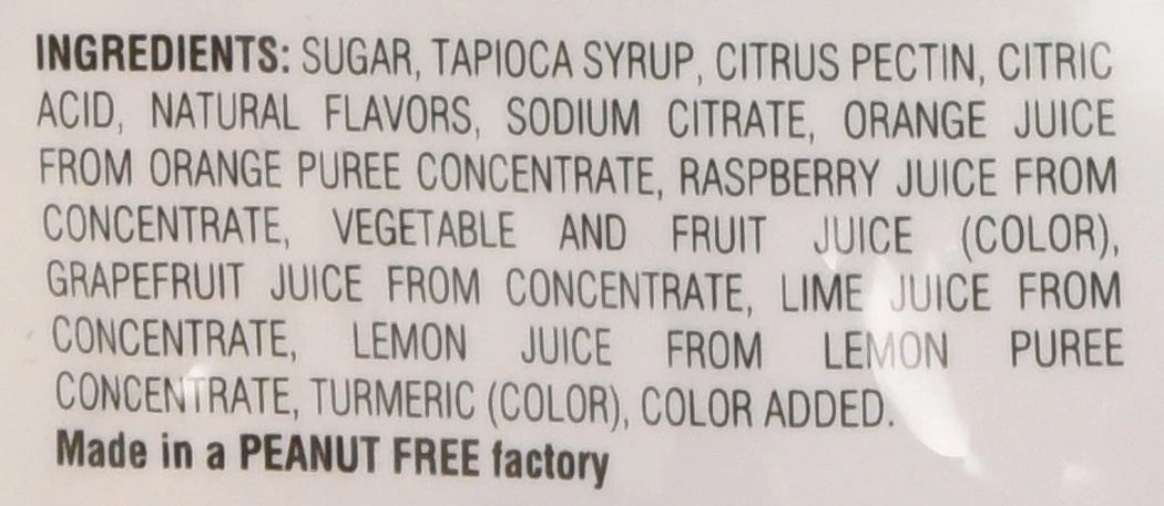 Wrapped Fruit Gems
